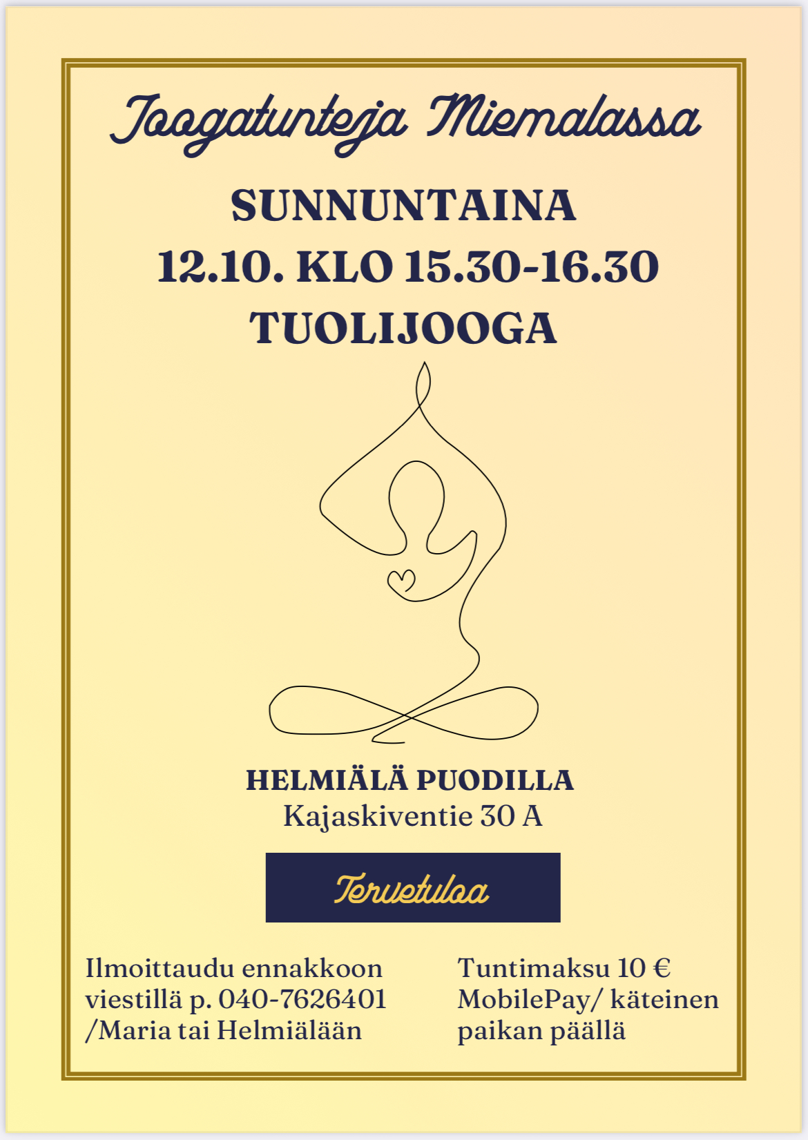 tuolijooga